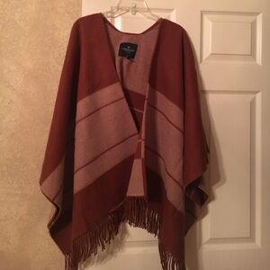 American Eagle Poncho NWOT